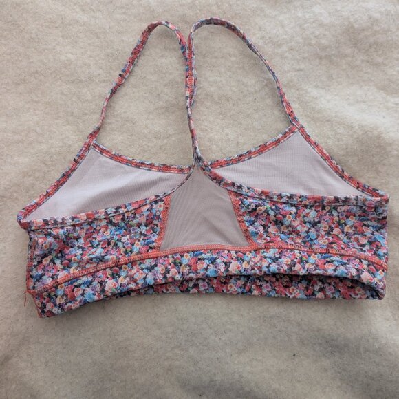 Lululemon Flow Y Bra IV Prism Petal - Size 10 - Picture 2 of 4